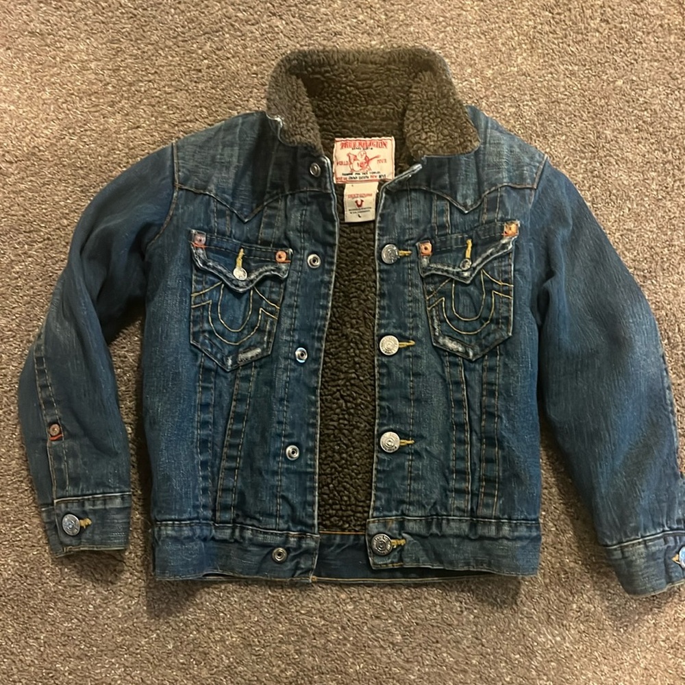 True Religion Jimmy Sherpa Jean Jacket